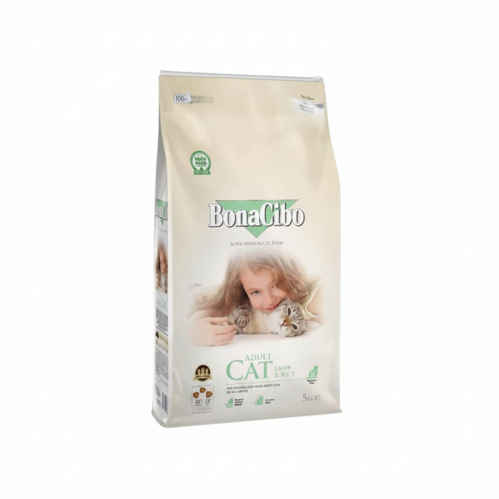 Bonacibo Adult Cat Lamb & Rice Bag