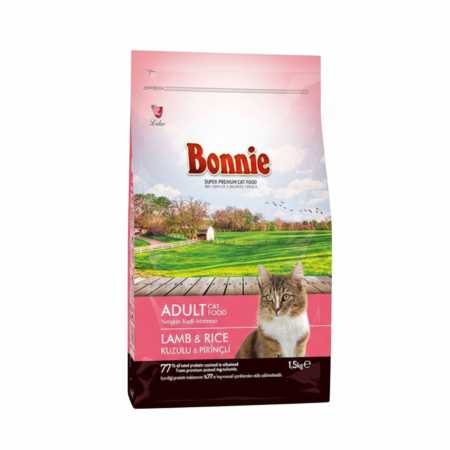 Bonnie Adult Dry Cat Food-Lamb & Rice