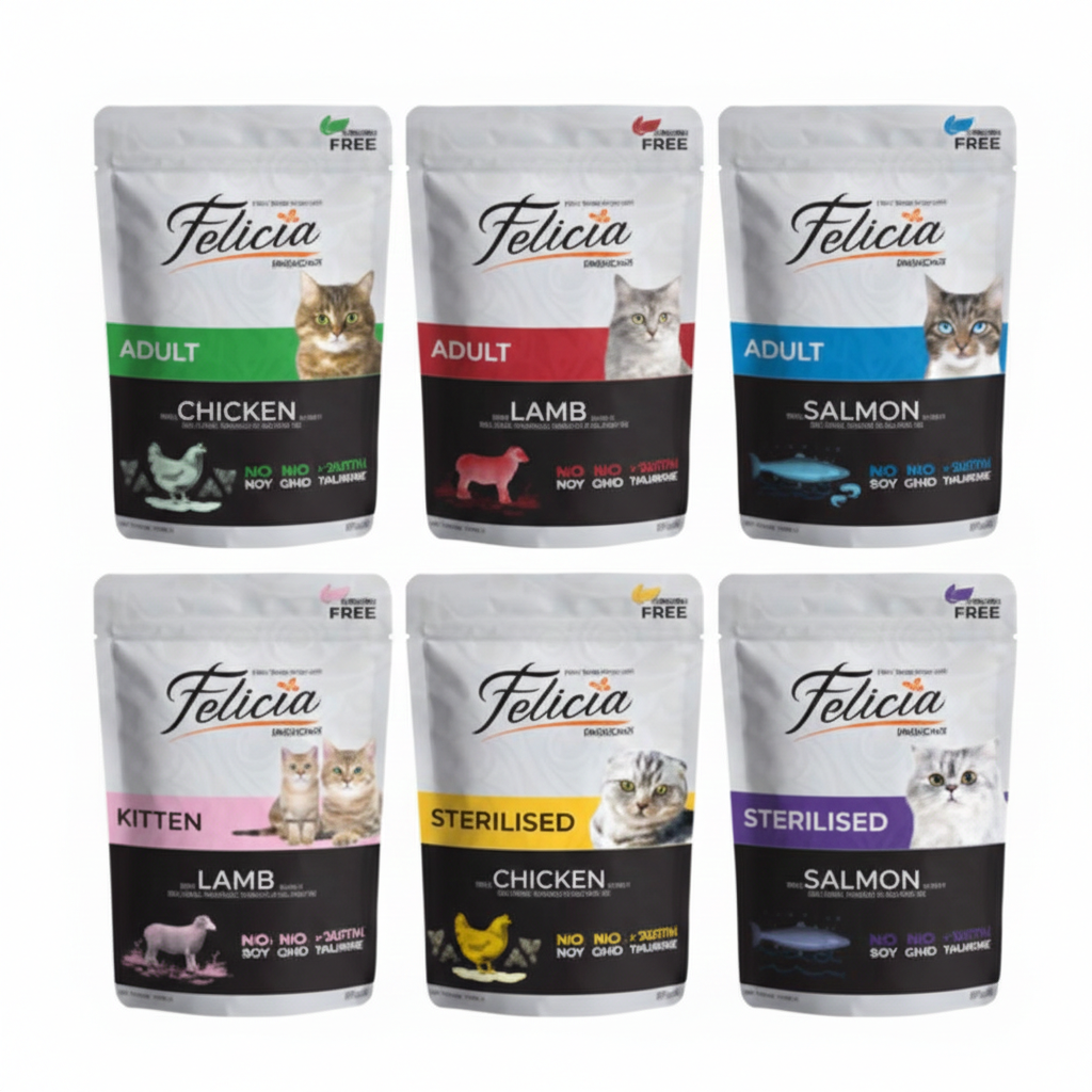 Felicia Wet Cat Food In Jelly 85GM