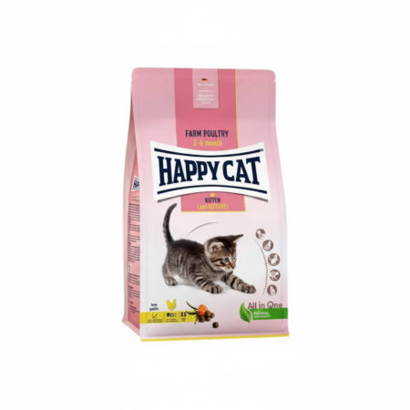Happy Cat Kitten Young Kitten Farm Poultry 1.3 Kg Bag