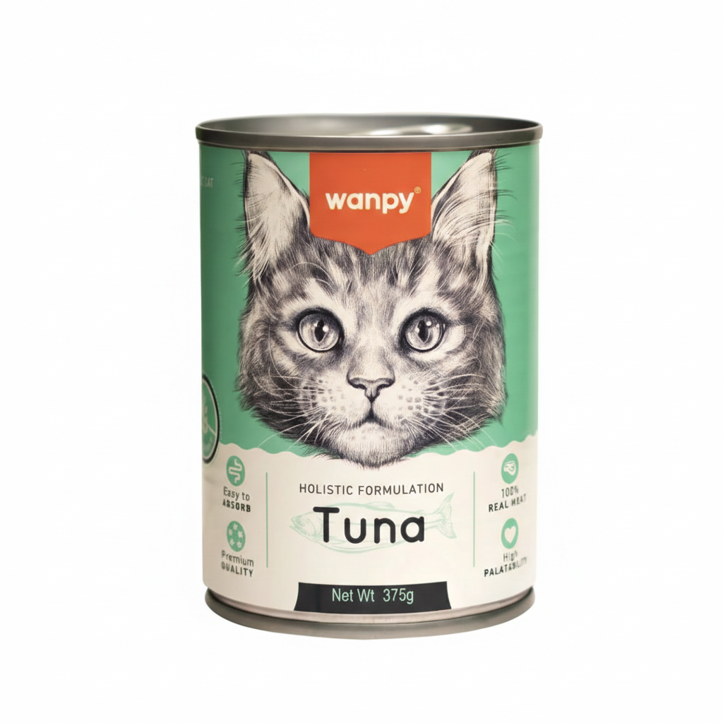 Wanpy Holistic Formulation Cat Can – Tuna (375g)