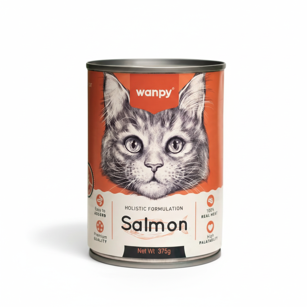 Wanpy Holistic Formulation Cat Can – Salmon (375g)