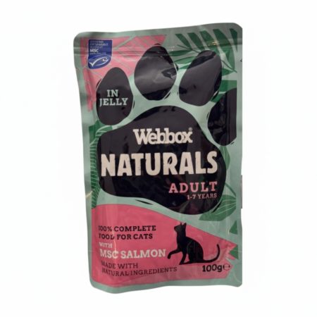 Webbox Natural for Adult Cat with MSC Salmon in Jelly