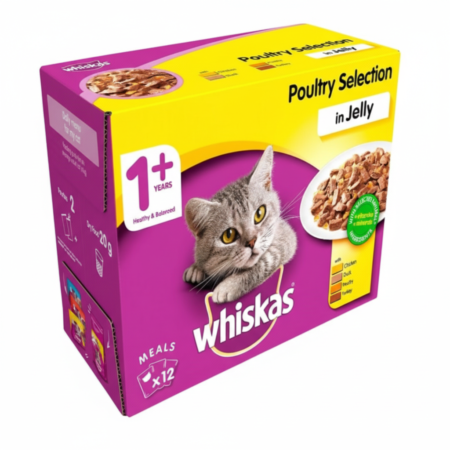 Whiskas Poultry Selection In jelly Pouches (12 Pouch)